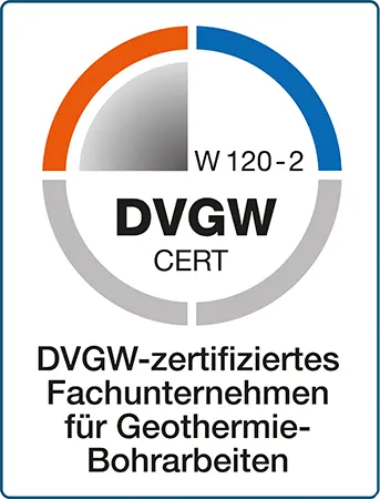 DVGW W120-1 Cert - DVGW-zertifiziertes Fachunternehmen für Geothermie-Bohrarbeiten