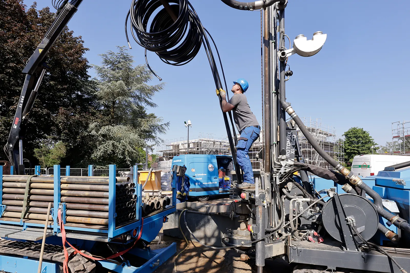 Einsatz Erwärmesonden